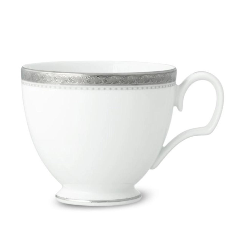 Jogo de Xicaras P/ Cafe Com Pires Noritake Charlotta Platinum