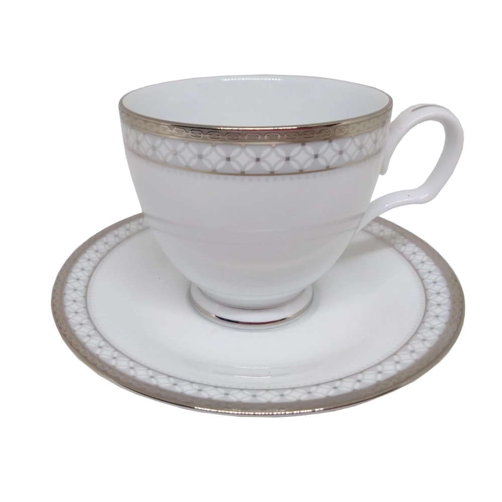 Jogo de Xícaras Para Café Com Pires Noritake Rochester - 6 Peças Jogo de Xícaras Para Café Com Pires Noritake Rochester - 6 Peças