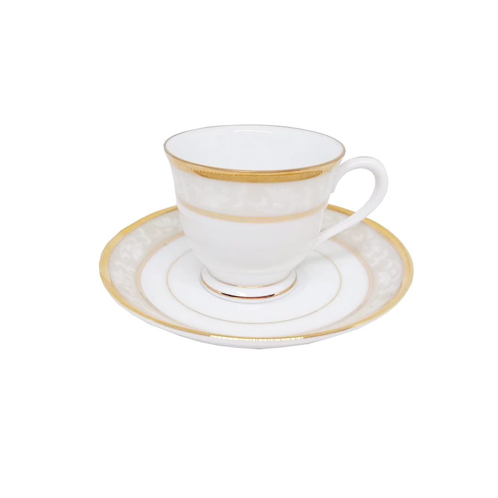 Jogo de Xicaras Para Cafe Noritake Brunswick Gold