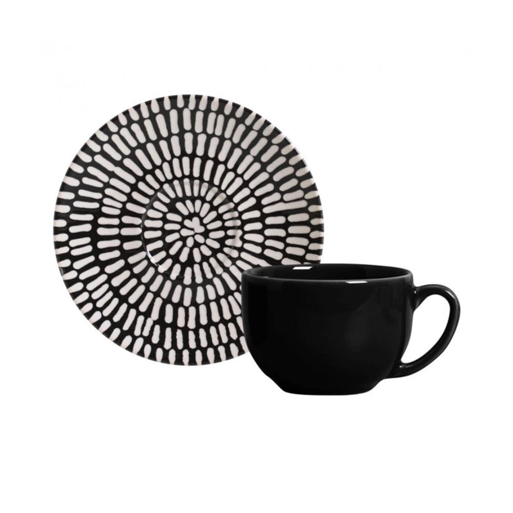 Conjunto de 6 Xicaras Para Cha Chevron Conjunto de 6 Xicaras Para Cha Chevron