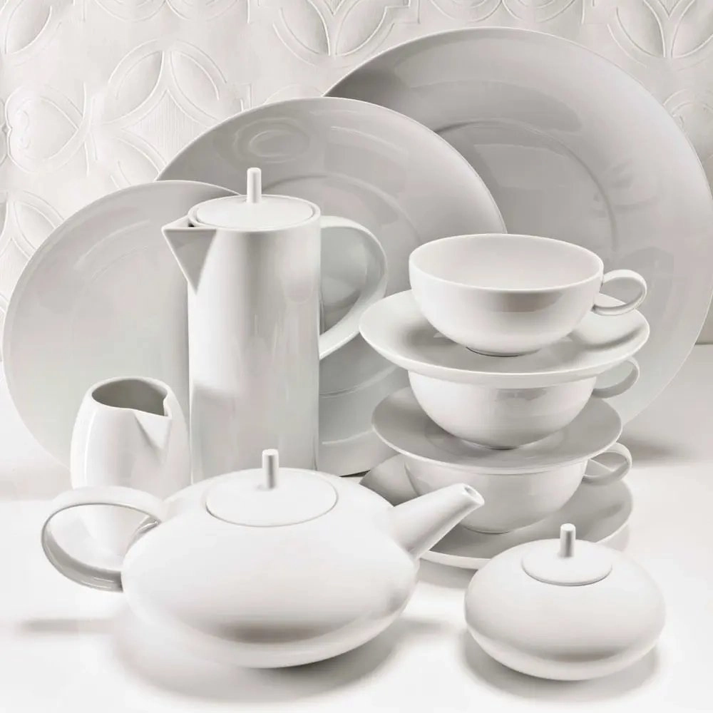 Jogo de Xicaras Para Cha Com Pires Vista Alegre Domo White 251 Ml 4 Pecas Jogo de Xicaras Para Cha Com Pires Vista Alegre Domo White 251 Ml 4 Pecas