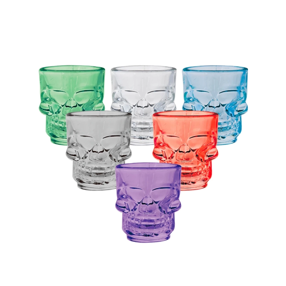 Jogo Para Shot Dynasty Skull Mug 50 Ml - 6 Peças Jogo Para Shot Dynasty Skull Mug 50 Ml - 6 Peças