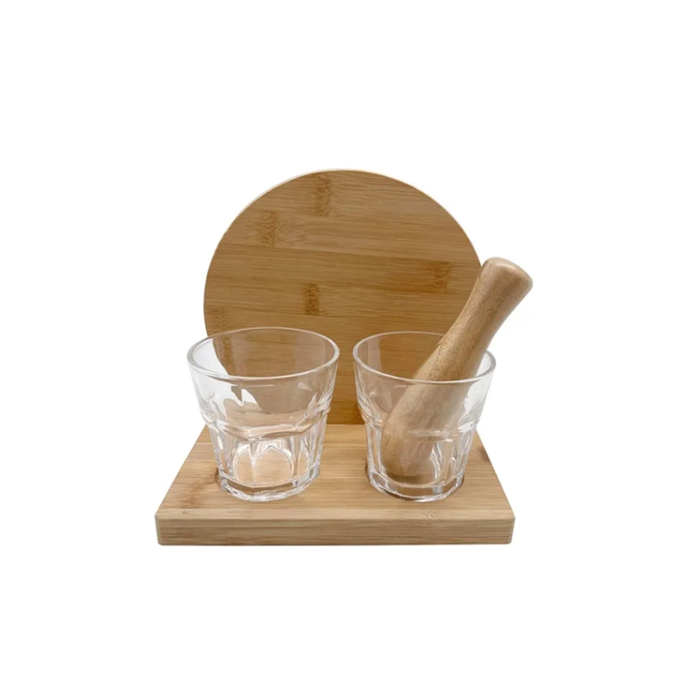 Kit Bar Oikos Bambu - 5 Peças