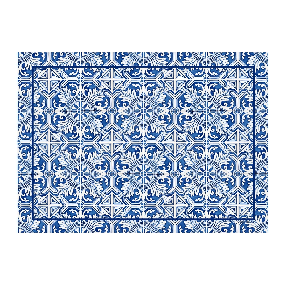 Jogo C/ 12 Lugares Americanos Portucale - Zizy Prints Jogo C/ 12 Lugares Americanos Portucale - Zizy Prints