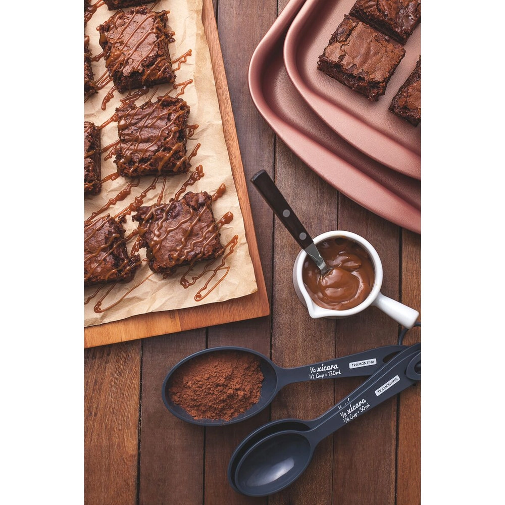 Kit de Medidores de Xicara Tramontina Bakery - 4 Pecas Kit de Medidores de Xicara Tramontina Bakery - 4 Pecas