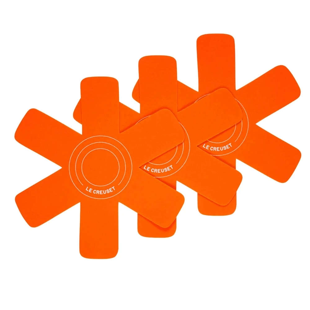 Kit de Protetores Em Feltro Le Creuset 3 Pecas Kit de Protetores Em Feltro Le Creuset 3 Pecas