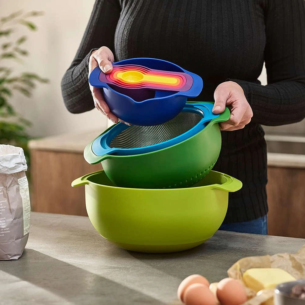 Kit de Tigelas e Xicaras Para Misturar Joseph Joseph Nest 9 Pecas Kit de Tigelas e Xicaras Para Misturar Joseph Joseph Nest 9 Pecas