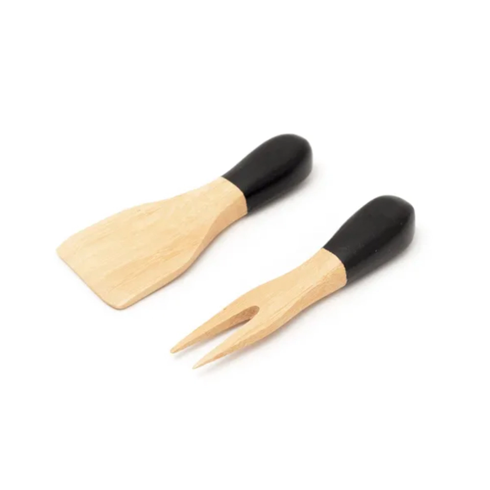 Kit Para Queijo Oikos Bambu - 2 Peças