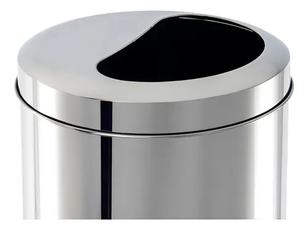 Lixeira 1/2 Lua Brinox Decorline 12 Litros Lixeira 1/2 Lua Brinox Decorline 12 Litros