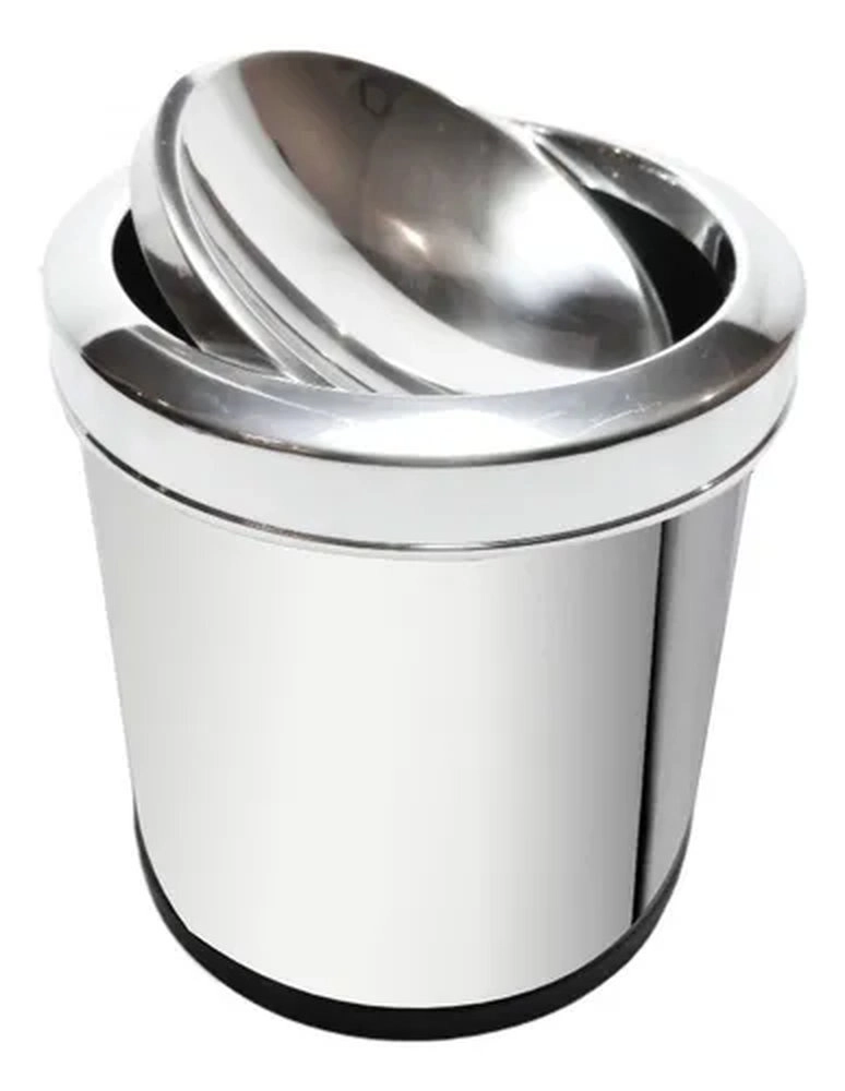 Lixeira Com Tampa Basculante Brinox Decorline 3,2 Litros Lixeira Com Tampa Basculante Brinox Decorline 3,2 Litros
