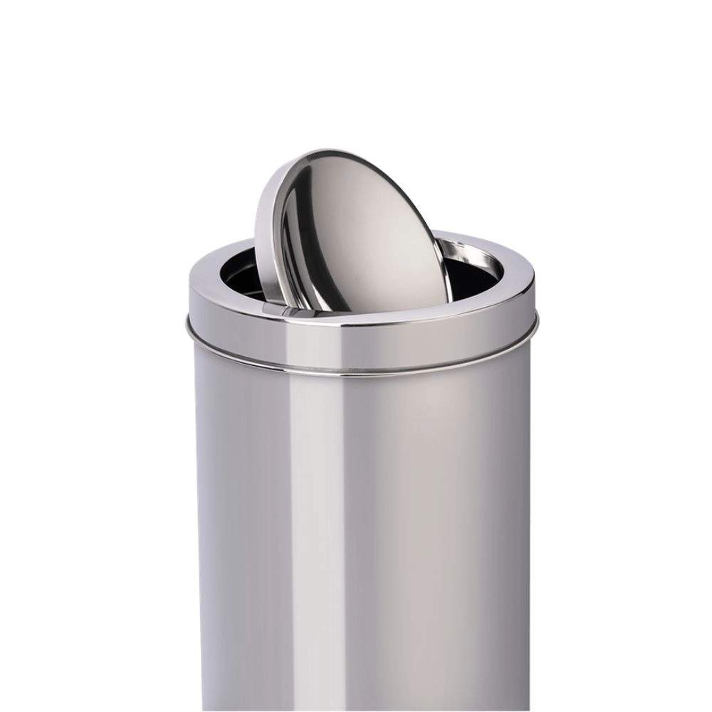 Lixeira Com Tampa Basculante Brinox Decorline 7,8 Litros Lixeira Com Tampa Basculante Brinox Decorline 7,8 Litros