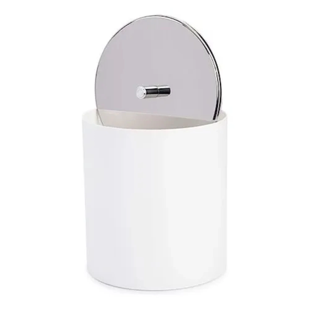 Lixeira Com Tampa Coza Branca 5,4 Litros Lixeira Com Tampa Coza Branca 5,4 Litros