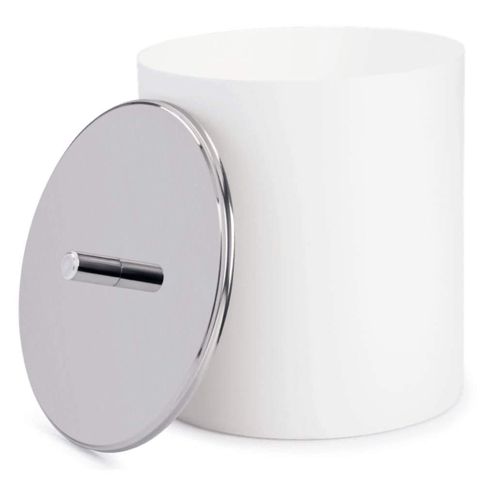 Lixeira Pp Com Tampa Brinox Decorline Branca 5,4 Litros Lixeira Pp Com Tampa Brinox Decorline Branca 5,4 Litros