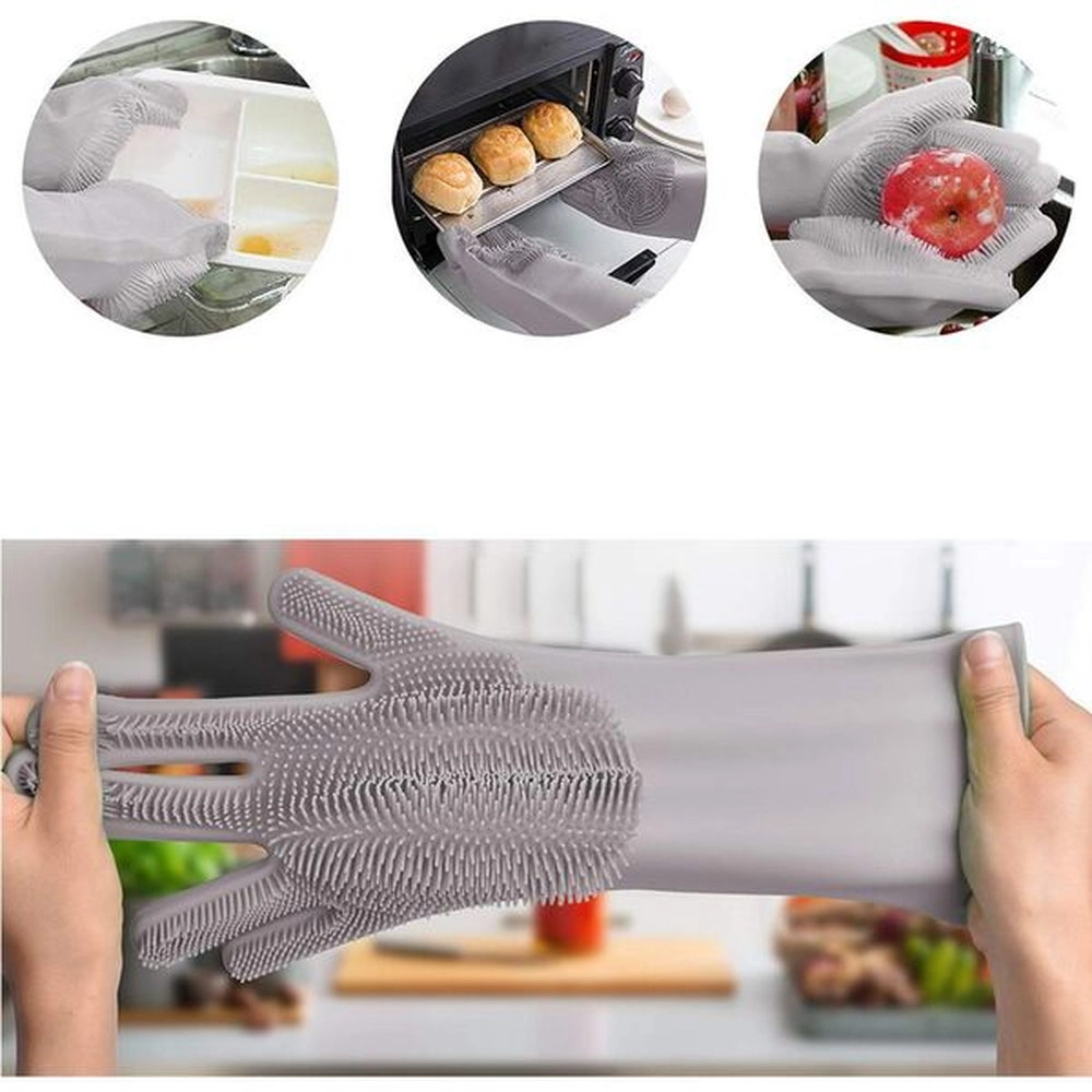 Luva Para Limpeza Bono Home Cinza 32 Cm