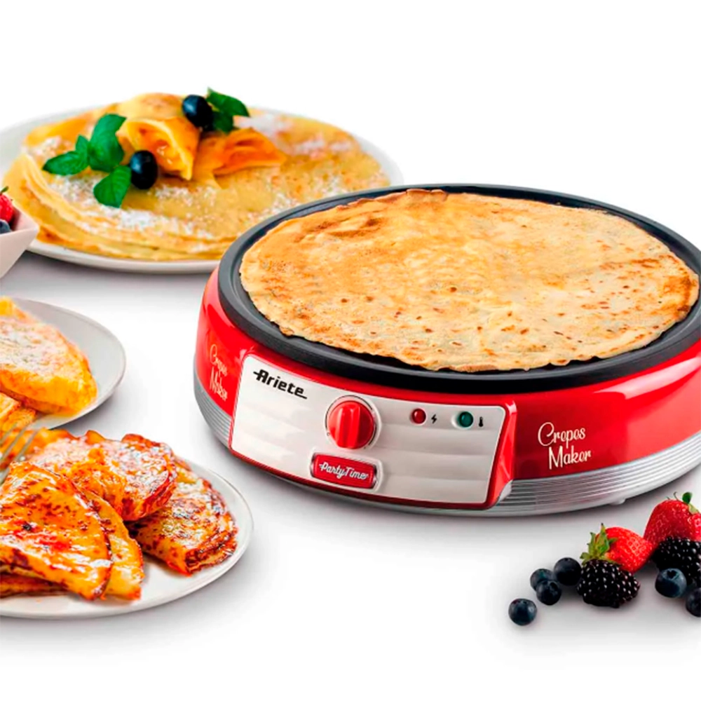 Máquina de Crepe Ariete Retrô Party Time 202 Máquina de Crepe Ariete Retrô Party Time 202