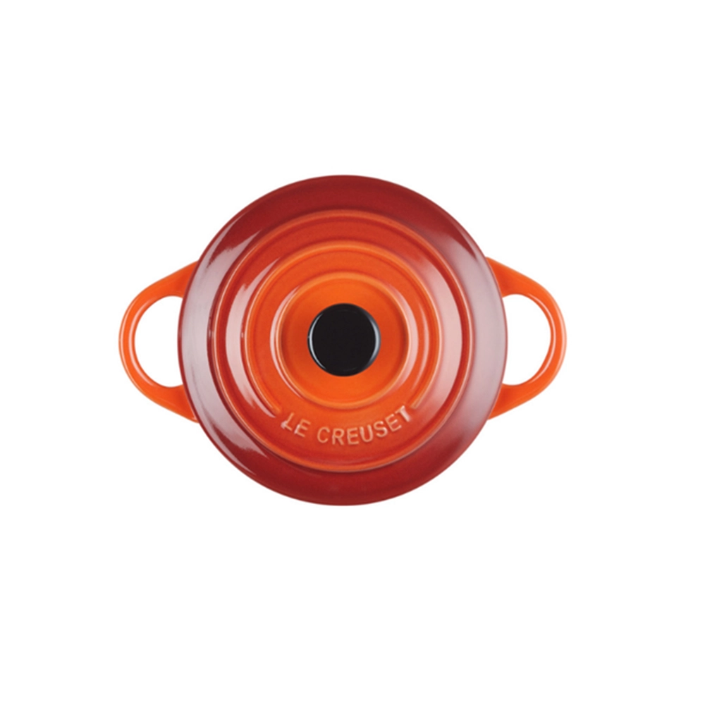 Mini Cocotte Com Pegador Preto Le Creuset 10 Cm