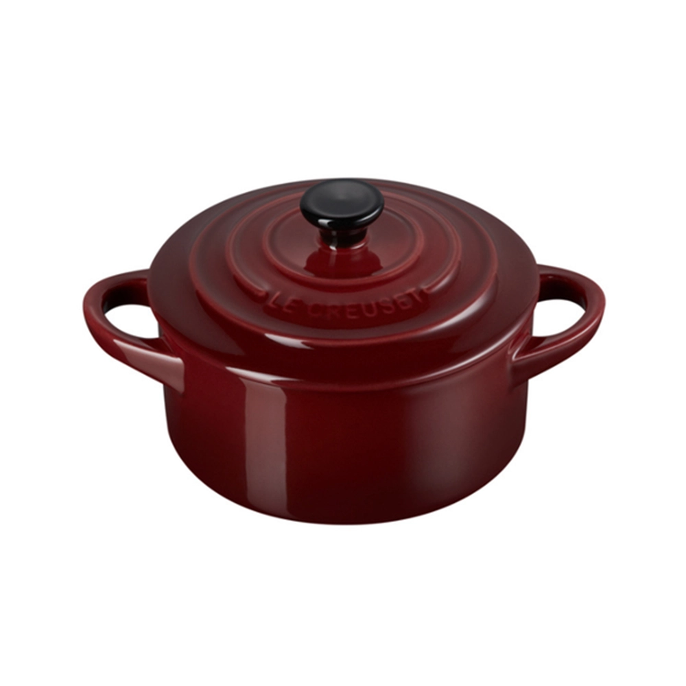 Mini Cocotte Com Pegador Preto Le Creuset 10 Cm