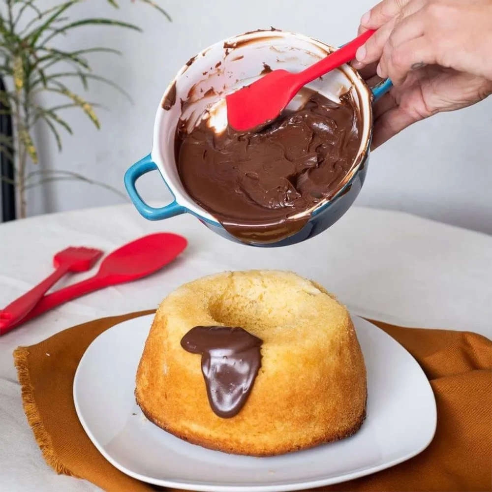 Mini Espátula Reta de Silicone Oikos