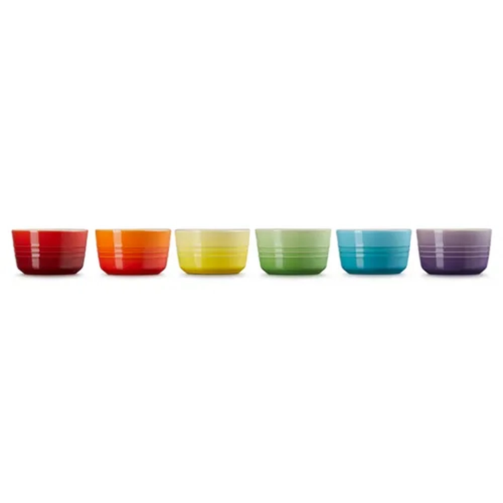 Mini Ramekins Le Creuset Gift Collection 100 Ml - 6 Peças Mini Ramekins Le Creuset Gift Collection 100 Ml - 6 Peças