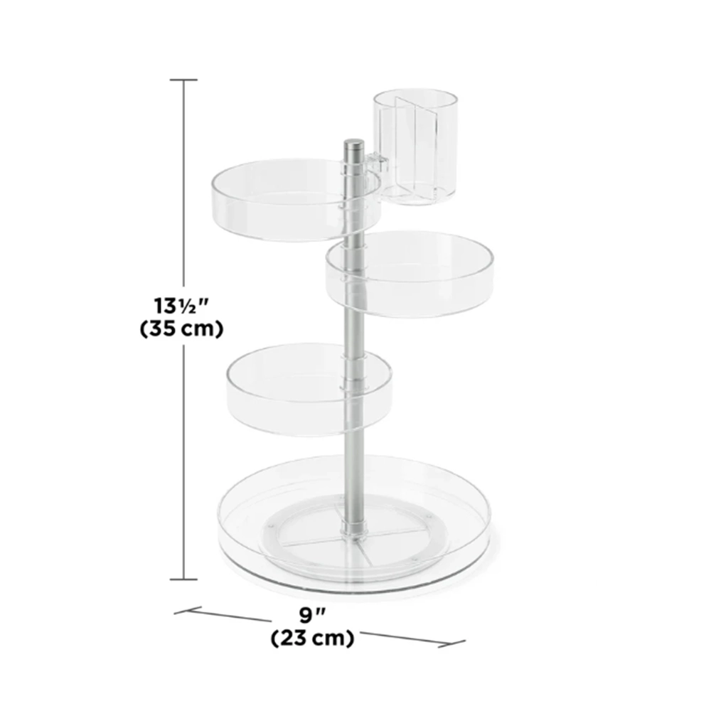 Organizador de Cosméticos Umbra Pirouette 23 X 23 X 35 Cm Organizador de Cosméticos Umbra Pirouette 23 X 23 X 35 Cm
