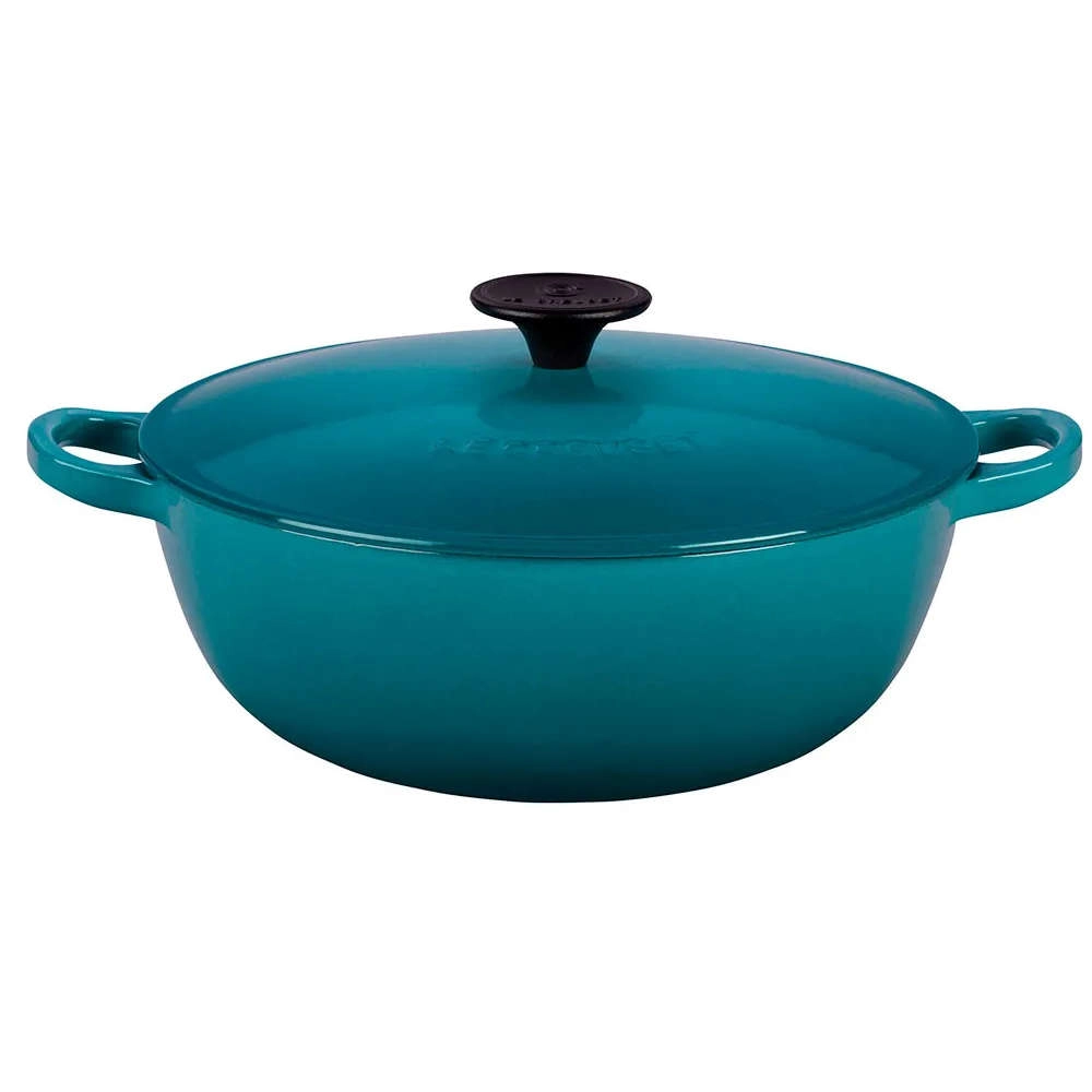 Panela Marmita Le Creuset 24 Cm Azul Caribe Panela Marmita Le Creuset 24 Cm Azul Caribe