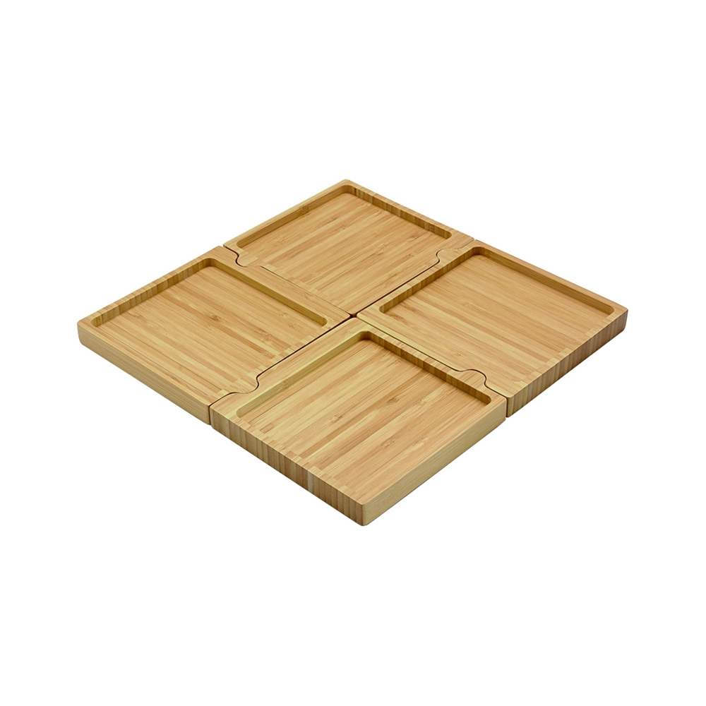 Petisqueira Quadrada Desmontável Oikos Natural 28 Cm Petisqueira Quadrada Desmontável Oikos Natural 28 Cm