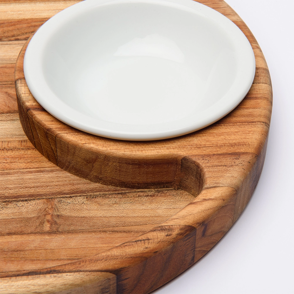 Petisqueira Redonda Com Mini Bowl Monte Novo Halden 30,5 Cm Petisqueira Redonda Com Mini Bowl Monte Novo Halden 30,5 Cm