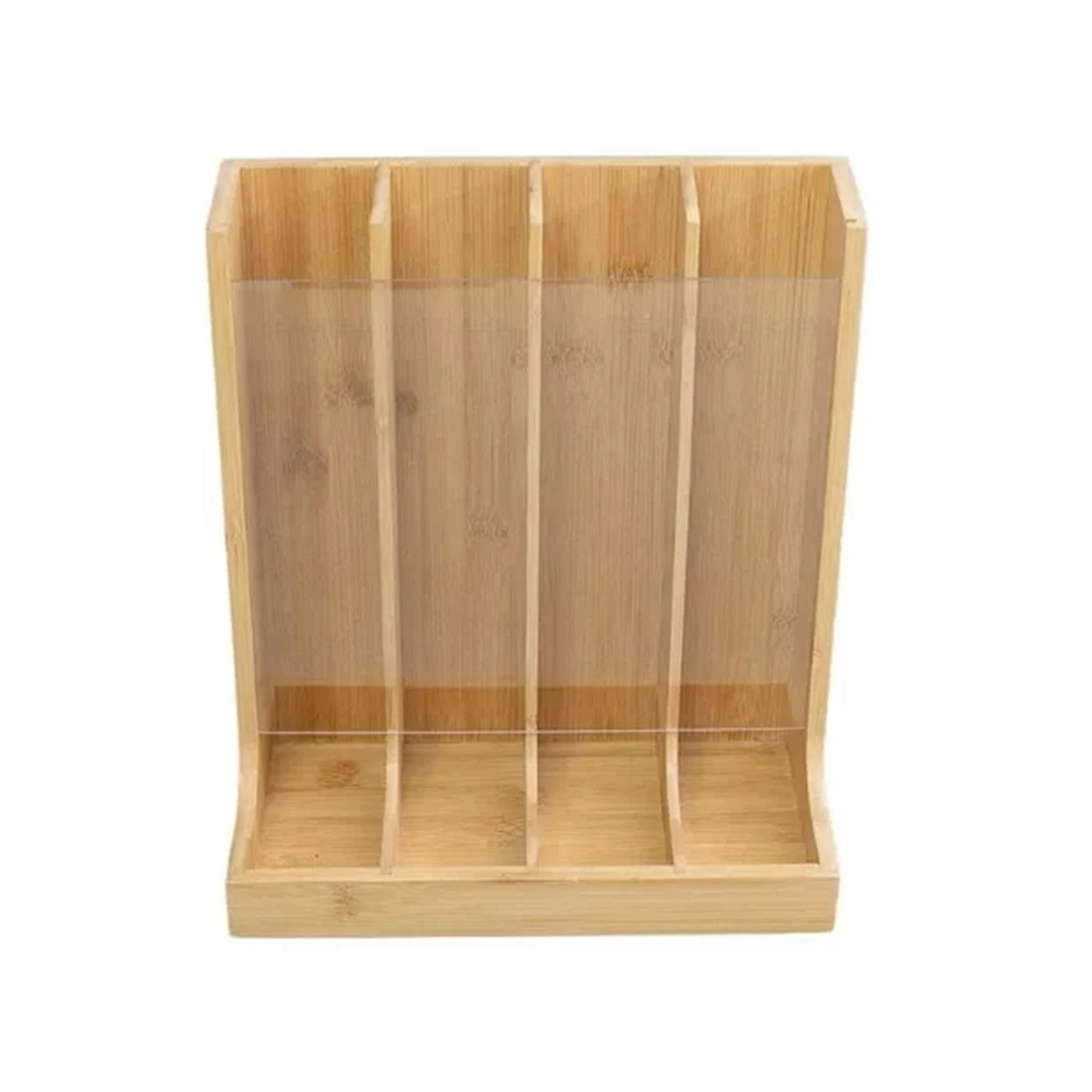 Porta Cápsulas Vertical Oikos Bambu 30 X 25 Cm