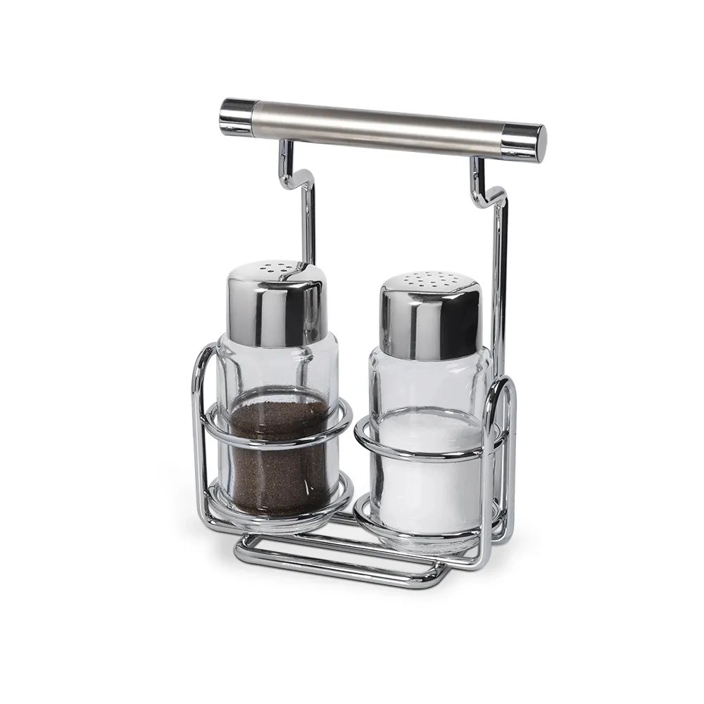 Porta Condimentos Brinox Argento 50 Ml - 3 Pecas Porta Condimentos Brinox Argento 50 Ml - 3 Pecas