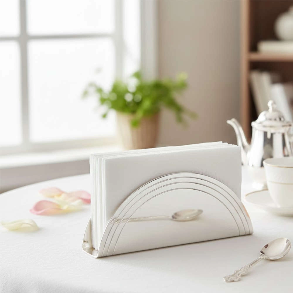 Porta Guardanapos Silverlux Stripe Porta Guardanapos Silverlux Stripe