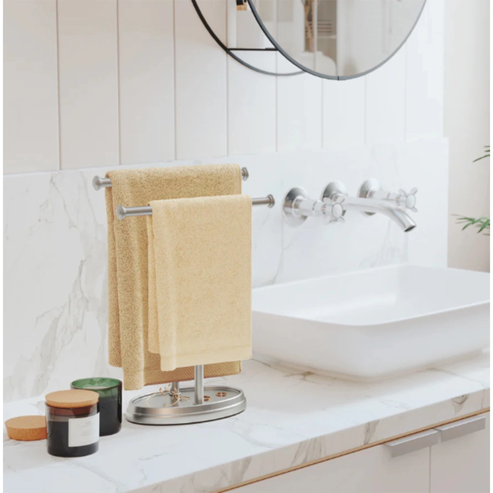 Porta Toalha de Banheiro Umbra Palm Tree 26 X 12 X 35 Cm