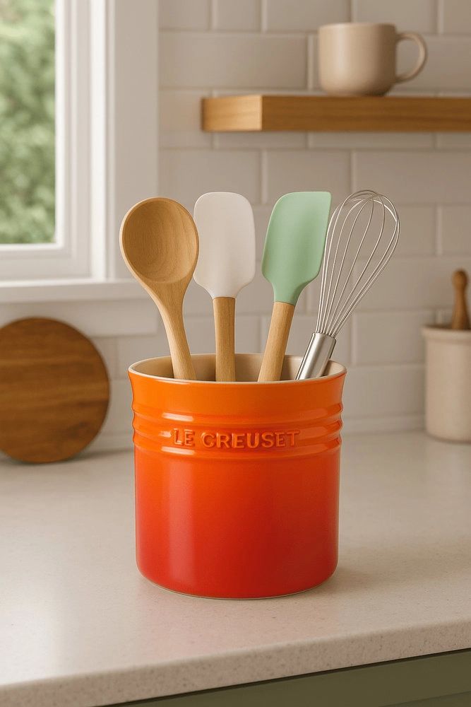 Porta Utensilios Classico Le Creuset Laranja 2,3 Litros Porta Utensilios Classico Le Creuset Laranja 2,3 Litros
