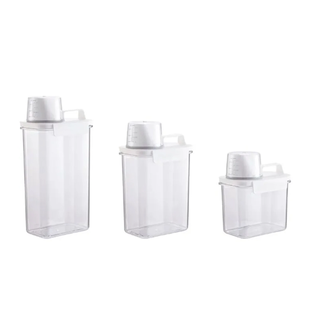 Pote Com Copo Medidor e Trava Oikos 1800 Ml Pote Com Copo Medidor e Trava Oikos 1800 Ml