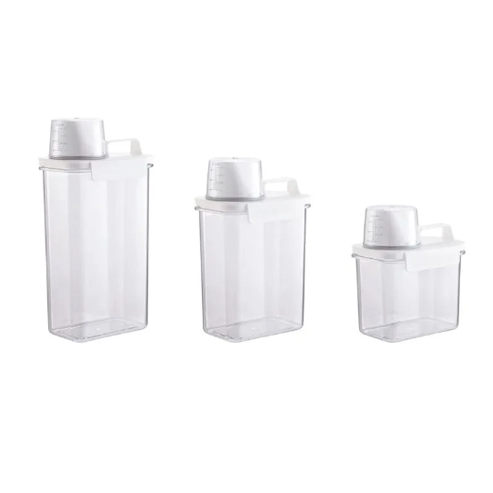 Pote Com Copo Medidor e Trava Oikos 2300 Ml Pote Com Copo Medidor e Trava Oikos 2300 Ml