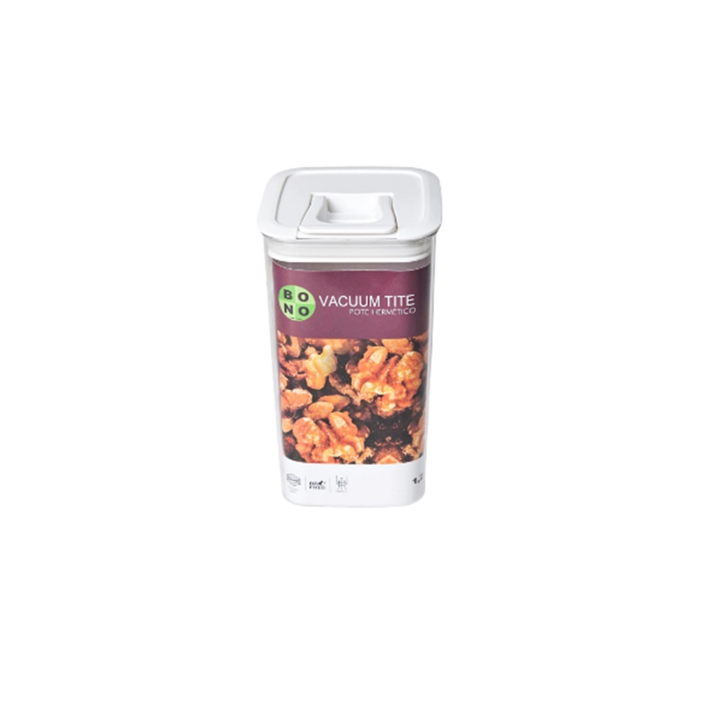 Pote Hermético Bono Home Vacuum Tite 1,2 Litros Pote Hermético Bono Home Vacuum Tite 1,2 Litros