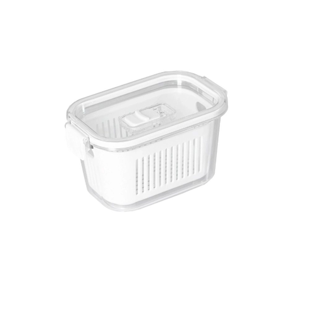 Pote Hermético Multiuso Com Cesto Paramount Slim Branco 630 Ml Pote Hermético Multiuso Com Cesto Paramount Slim Branco 630 Ml