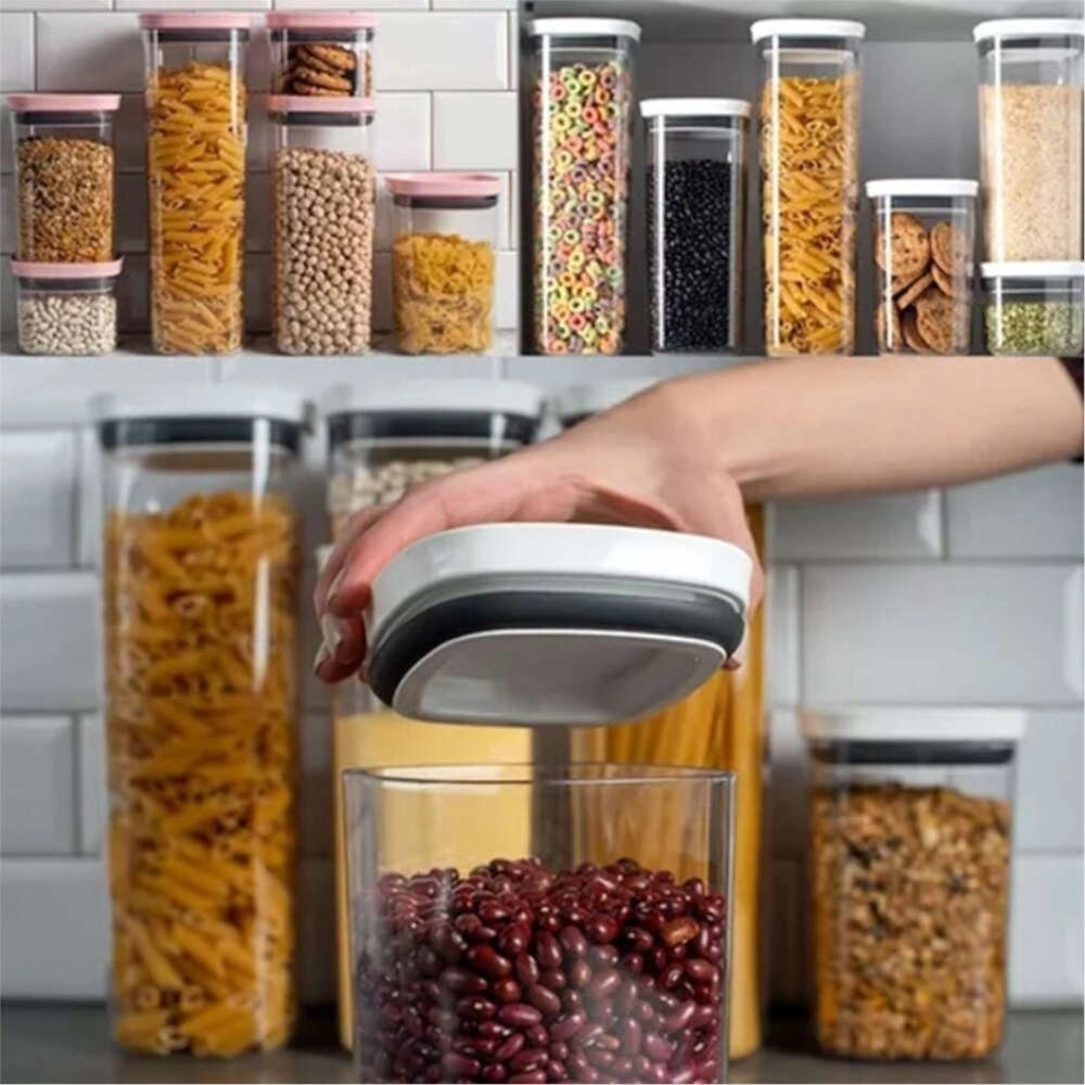 Pote Organizador Hermetico Ou Block Branco 2 Litros Pote Organizador Hermetico Ou Block Branco 2 Litros