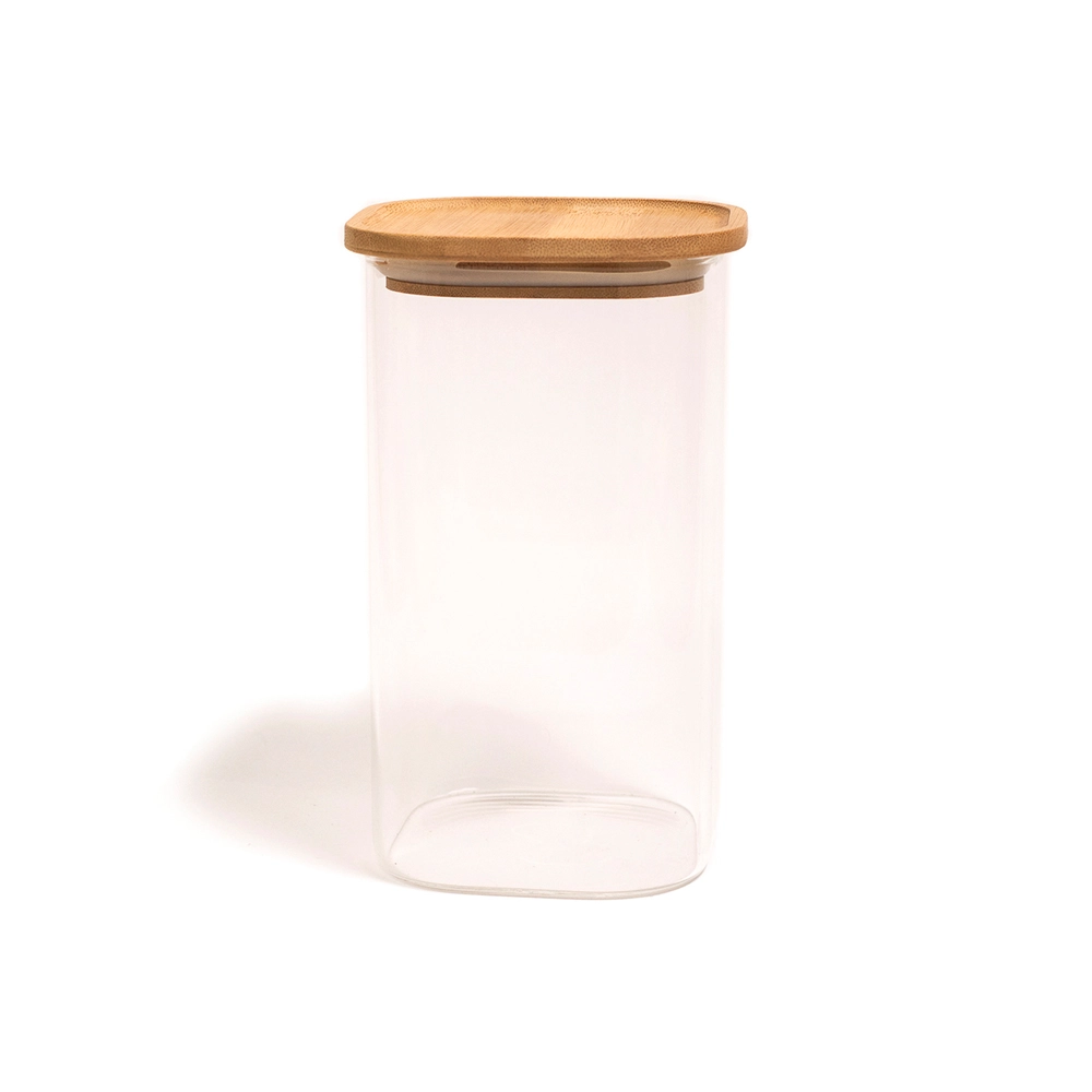 Pote Para Mantimentos Empilhável Quadrado Com Tampa Oikos Bambu 1,4 Litros Pote Para Mantimentos Empilhável Quadrado Com Tampa Oikos Bambu 1,4 Litros