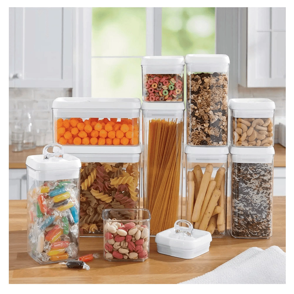 Pote Para Mantimentos Hermetico Quadrado Bono Home Flip Tite 2,4 Litros Pote Para Mantimentos Hermetico Quadrado Bono Home Flip Tite 2,4 Litros