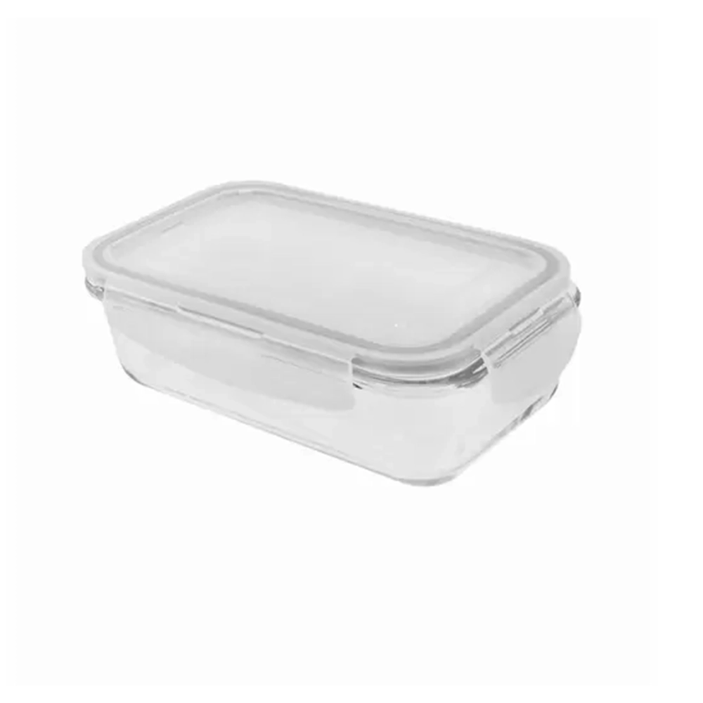 Pote Retangular Com Tampa Oikos 1520 Ml