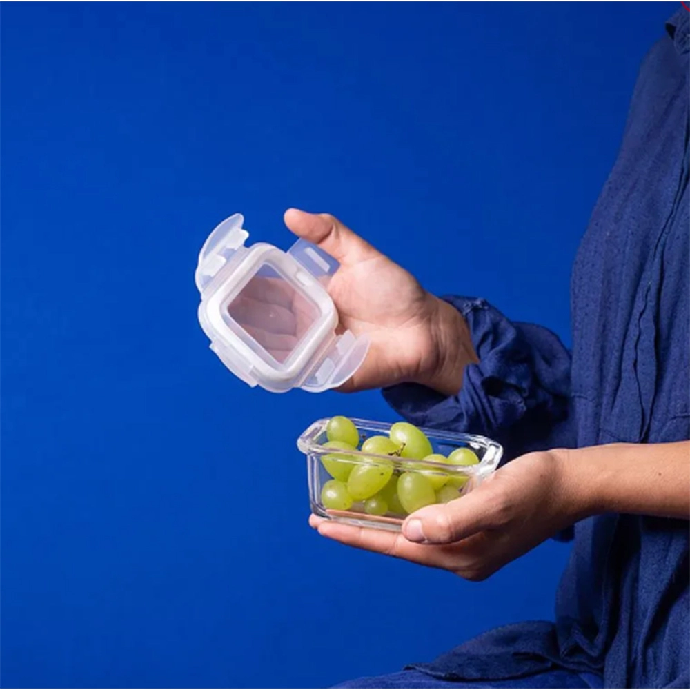 Pote Retangular Com Tampa Oikos 160 Ml Pote Retangular Com Tampa Oikos 160 Ml