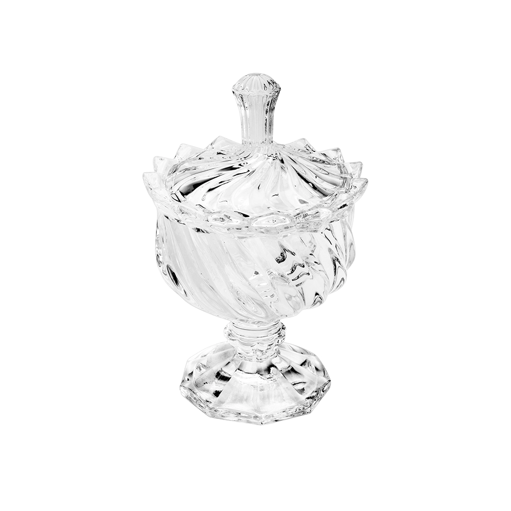 Potiche Com Pé Lyor Linearis 9,5 X 14,5 Cm Potiche Com Pé Lyor Linearis 9,5 X 14,5 Cm