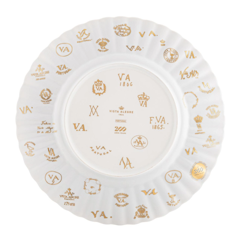 Prato de Sobremesa Vista Alegre – Colecao 200 Anos