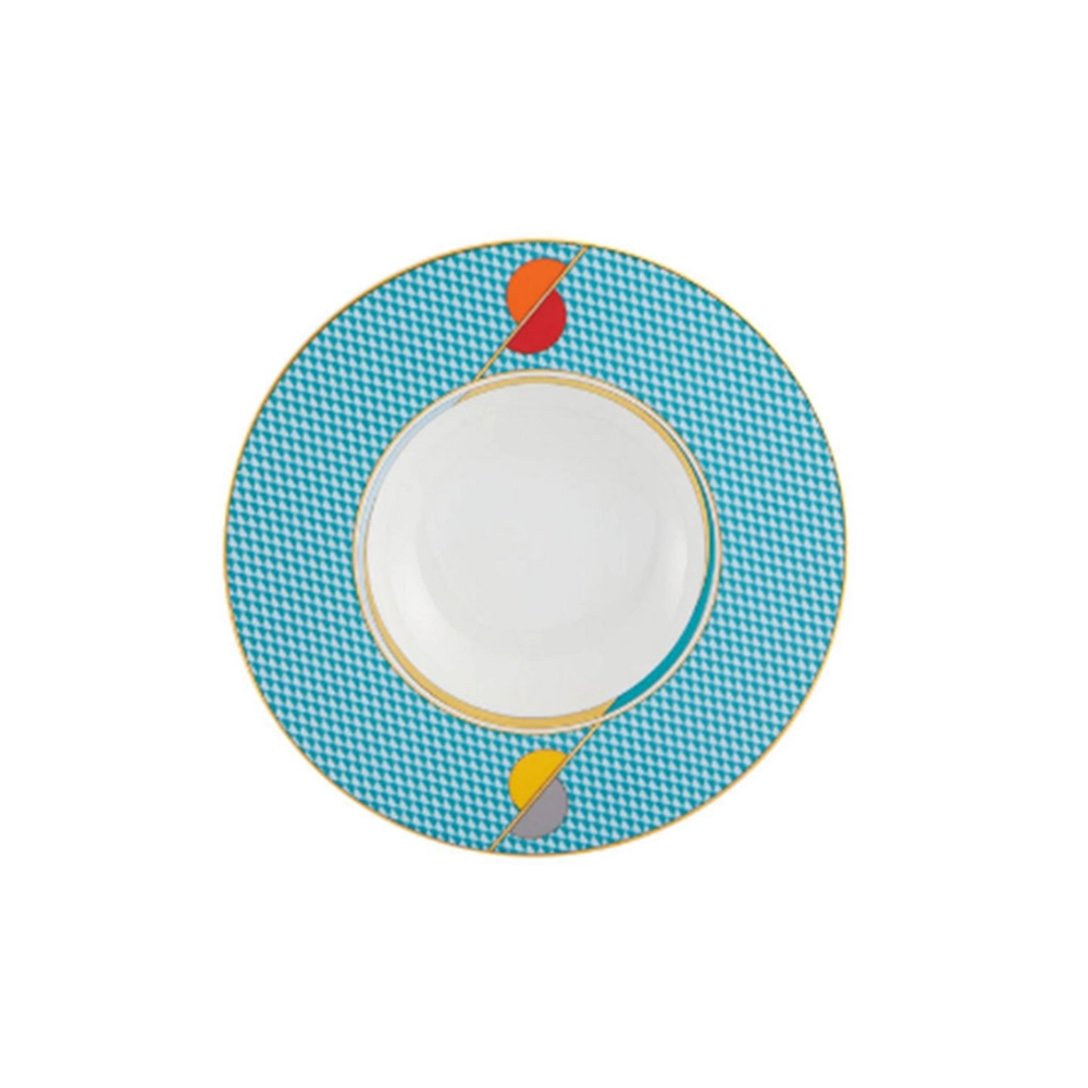 Prato Fundo Vista Alegre Futurismo 24,9 Cm - Cada