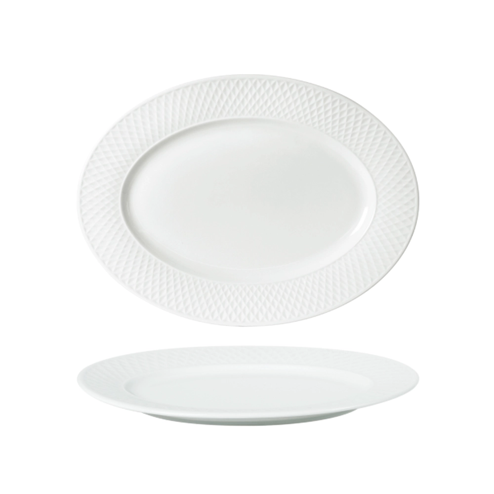 Prato Oval Qualitier Éclat 34 Cm Prato Oval Qualitier Éclat 34 Cm