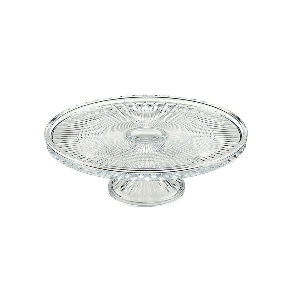 Prato Para Bolo Com Pé Wolff Queen 32 X 11 Cm Prato Para Bolo Com Pé Wolff Queen 32 X 11 Cm