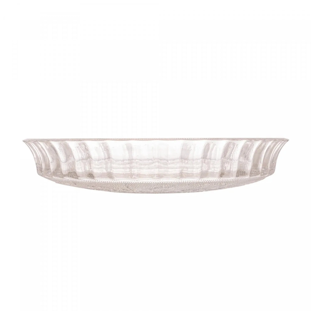 Prato Para Bolo de Vidro Angel