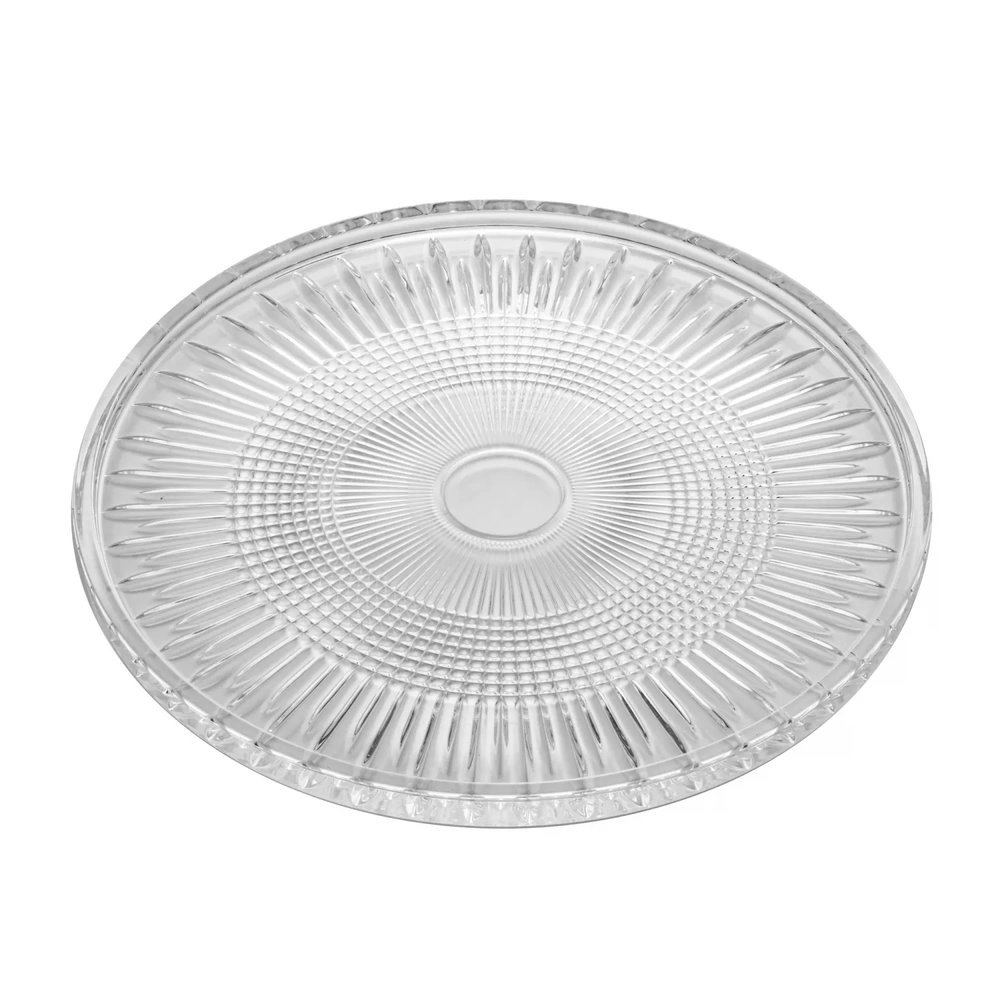 Prato Para Servir Wolff Queen Transparente 32 Cm Prato Para Servir Wolff Queen Transparente 32 Cm