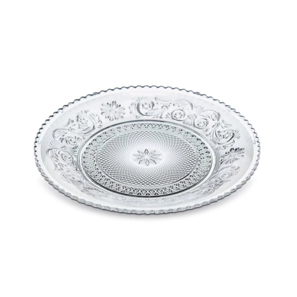 Prato Para Sobremesa Em Cristal Baccarat Arabesque Prato Para Sobremesa Em Cristal Baccarat Arabesque