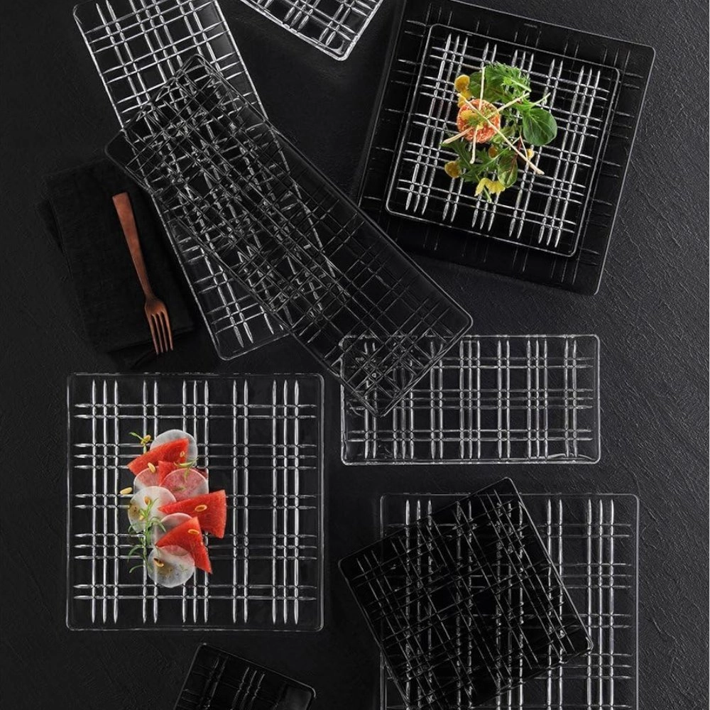 Prato Retangular Nachtmann Square 28 X 14 Cm Prato Retangular Nachtmann Square 28 X 14 Cm